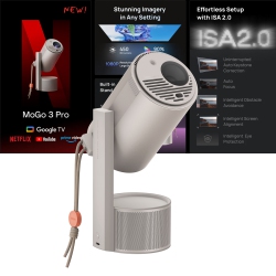 XGIMI Mogo 3 Pro Fhd Portable Home Theatre Projector, Mini Projector, 1080P, 4K Video Support, Auto Focus/ Keystone, Wifi/bluetooth, Speaker