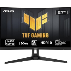 ASUS Refurbished (Excellent) - Tuf Gaming Vg27Wq1B 27 Inch Monitor | 2560 X 1440 | 165Hz, 144Hz | Extreme Low Motion Blur, HDr, Curved, Freesync
