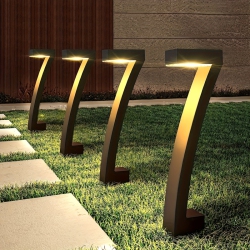 YOULIGHTS 4-Piece Solar Lawn Light - Solar Trail Light - Solar Landscape Light