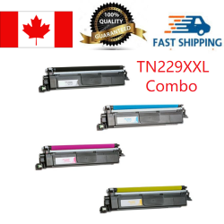 EGALAXY Brother Tn229Xxl Toner Cartridge With Chip, Bk/c/m/y Combo Set, Compatible