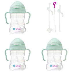 b.box Sippy Baby Cup Set - Pistachio