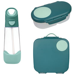 b.box Lunch Feeding Set - Emerald Forest