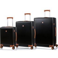 CHAMPS Vintage Muse Collection - 3-Piece Hardside Luggage Set