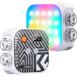 YOULIGHTS Concept RGB Video Light, 360°Full Color Portable Photography Light W 21 Light Effects, 2500K-9900K Cri 96+ Led Camera Light for Vlogging