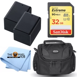 ULTIMAXX Battery Accessory Bundle Kit for Canon Vixia Hf R800 R80 R82 R50 R52 R400 R40