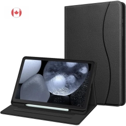 GENER Samsung Galaxy Tab S6 Lite 10.4" Case (2024/2022/2020) – Soft Tpu Back Cover \w S Pen Holder, Multi-Angle Stand, Pocket, And Auto Wake/sleep