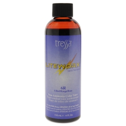 TRESSA Liteworx Toner - 6R By for Unisex - 4 OZ Toner In Red