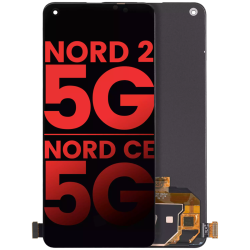 ESOURCE PARTS Replacement Oled Assembly Without Frame Compatible With Oneplus Nord 2 5G / Nord Ce 5G (Aftermarket Plus) (All Colors)