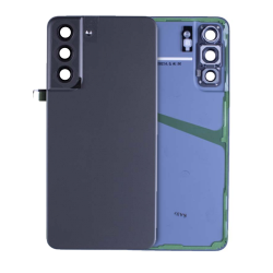 ESOURCE PARTS Replacement Back Cover Glass With Camera Lens Compatible With Samsung Galaxy S21 Fe (Service Pack) (Violet)