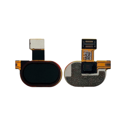 ESOURCE PARTS Replacement Home Button With Flex Cable Compatible With Motorola Moto G5 (Xt1670 / 2017) (Black)