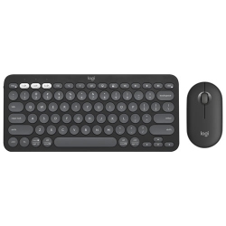LOGITECH Brand New - Pebble 2 Bluetooth Optical Ergonomic Keyboard & Mouse Combo - In Black