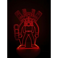 YOULIGHTS 3D Holographic Fantasy Children's Night Light, 7 Colors. This Night Light Is Touch Sensitive And Can Be Powered By USB