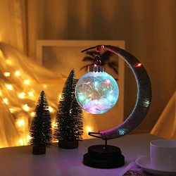 YOULIGHTS Enchanted Lunar Lamp, Twinkling Tree Enchanted Lunar Lamp, Beautiful Moon Lamp Magic Moon Night Light for Christmas Holiday Gift for Home