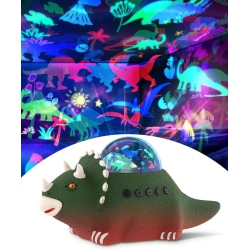 YOULIGHTS Dinosaur Toys for Kids 3-5, Dinosaur Night Light Projector Lamp for Kids Bedroom, Birthday Gift for Toddler, Dinosaur Projector Nightlight