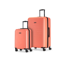 SWISS MOBILITY - Cph 2-Piece Hardside Luggage Set - In Coral