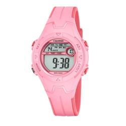 CALYPSO BY FESTINA K5849 - 35MM Round Kids Digital Sports Watch, Quartz, Silicone Strap, Chronograph, Alarm, 12H/24H, Day, Date, Month, Water