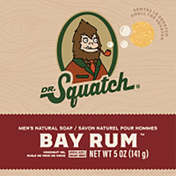 Pain De Savon Naturel Pour Hommes De Dr. Squatch - Bay Rum