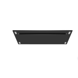 VICTORY 600 Cfm Flush Ceiling Mount Range Hood- Sunset In Black