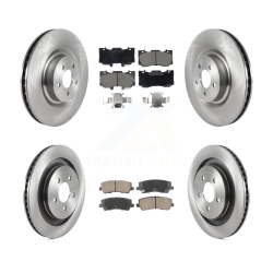 CMX Front Rear Disc Brake Rotor Ceramic Pad Kit for 2020 Ford Mustang Gt Premium/gt With 5.0L K8C-103405