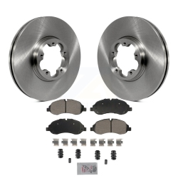 TRANSIT AUTO Front Disc Brake Rotor Semi-Metallic Pad Kit for Ford Transit-250 Transit-150 Transit-350 K8A-107225