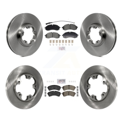 TRANSIT AUTO Front Rear Semi-Metallic Pad Brake Rotor Kit for Ford Transit-250 Transit-350 Transit-150 K8A-107726