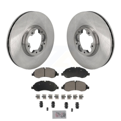 TRANSIT AUTO Front Disc Brake Rotor Semi-Metallic Pad Kit for Ford Transit-250 Transit-150 Transit-350 K8A-107640