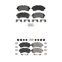 AMERIBRAKES Front Rear Semi-Metallic Disc Brake Pads Kit for Workhorse Custom Chassis W42 P32 Knf-101951