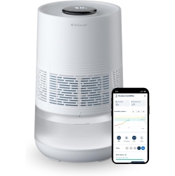 BLUEAIR Premium Smart Humidifier: 3.5L Dishwasher Safe Tank for Large Room, Better Sleep \w Evaporative Tech, Auto & Night Mode, Easy Top Fill, Air