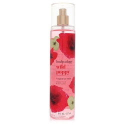 BODYCOLOGY Wild Poppy By Fragrance Mist Spray 8 OZ