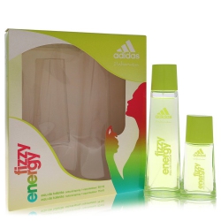 ADIDAS Fizzy Energy By Gift Set 2.5 OZ Eau De Toilette Spray + 1 OZ Eau De Toilette Spray