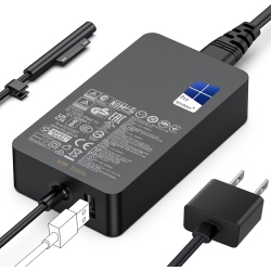 DOLAER Surface Pro Charger, 65W Microsoft Surface Charger for Surface Pro 3/4/5/6/7/7+/8/9/10, Surface Laptop 1/2/3/4/5, Surface Book 1/2/3, Surface