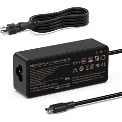 DOLAER 45W USB Type C Ac Adapter for HP Chromebook X360 11 13 14 14A 11 11A G5 G6 G7 G8 Ee HP Spectre X360 13 Elite X2 Laptop USB C Power Cord