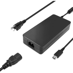 DOLAER 280W 20V 14A USB Tip Laptop Charger Compatible \w Ge66 Dragonshield 10Sfs Msi Ge66 Ge76 Raider Msi Gp76 Gp66 Leopard Adp-280Bb B A18-280P1A