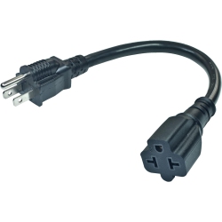 DOLAER [4 In 1] 15 Amp Household Ac Plug to 20 Amp T Blade Adapter, 5-15P to 5-20R, 5-15P to 6-15R, 5-15P to 6-20R, 4 In 1 Ac Power Adapter, 15A 125V To