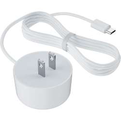 DOLAER Replacement 5V Ac Charger Power Supply Cable, Compatible With Google Home Mini Speaker, 5Ft Micro USB Power Supply Cord, 5V 1.8A, White, Long