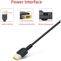 DOLAER 20V 6.75A 135W Ac Adapter Charger for Lenovo Adl135Nlc3A Adl135Ndc3A Legion Y50 Y520 Y530 Gaming Series Ideapad Y50-70 Y40-70 Y700 3-15