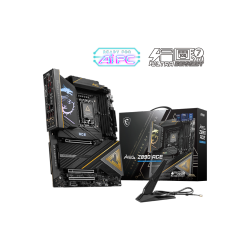 MSI Meg Z890 Ace W/ Ddr5-9200(Oc), Lga 1851, 5X M.2 Slots, 10G Lan, Wi-Fi 7, Bluetooth 5.4 In Black