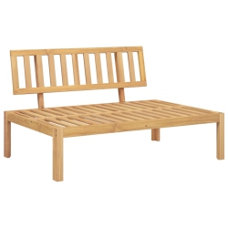 VIDAXL Garden Pallet Middle Sofa Solid Wood Acacia