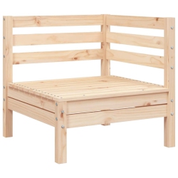 VIDAXL Garden Sofa Corner Solid Wood Pine