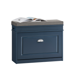 SOBUY Shoe Cabinet Hallway Shoe Bench Shoe Rack Shoe Cabinet With Flip-Drawer And Seat Cushion Fsr82-L-B