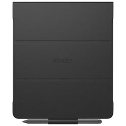 Amazon Kindle Scribe Fabric Folio Cover with Magnetic Attachment - Black