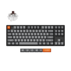 KEYCHRON K8 Max Wireless RGB Hotswap Mechanical Gaming Keyboard – Tkl Layout (87 Keys), K Super Switches – Compatible \w Windows & Macos, Black