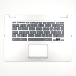 ASUS Refurbished (Good) C523N Chromebook Palmrest W/ Keyboard 90Nx01R1-R32Cb2 In Silver