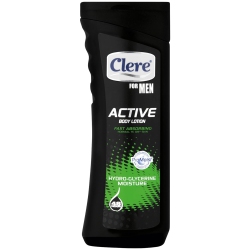 CLERE for Men Active Body Lotion - Hydro-Glycerine Moisture - 400Ml