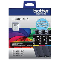 Brother Colour Ink (LC4013PKS) - 3 Pack