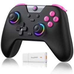 EasySMX X05 Wireless Controller for Switch/PC/Android- Bluetooth Controller Gamepad with Hall Effect Joysticks and Trigger, Turbo, Rumble Vibration