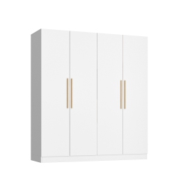 FAMAPY Large Wardrobe \w Adjustable Shelves, Dual Hanging Rods, And Multiple Spacious Compartments for Comprehensive Storage (63" W X 19.7" D X