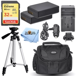 ULTIMAXX Accessory Bundle for Canon T7 T6 T5 T3 1100D 1300D 2000D 3000D 4000D With Tripod
