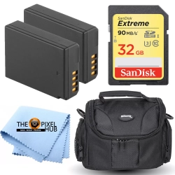 ULTIMAXX Battery Accessory Bundle Kit for Canon T7 T6 T5 T3 1100D 1300D 2000D 3000D 4000D