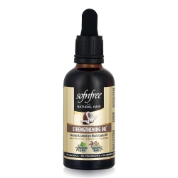 SOF N' FREE Sofnfree Oil - Coconut & Jamaican Castor Oil Infused With Rosemary & Mint And Biotin 50Ml / 1.69 OZ In Black